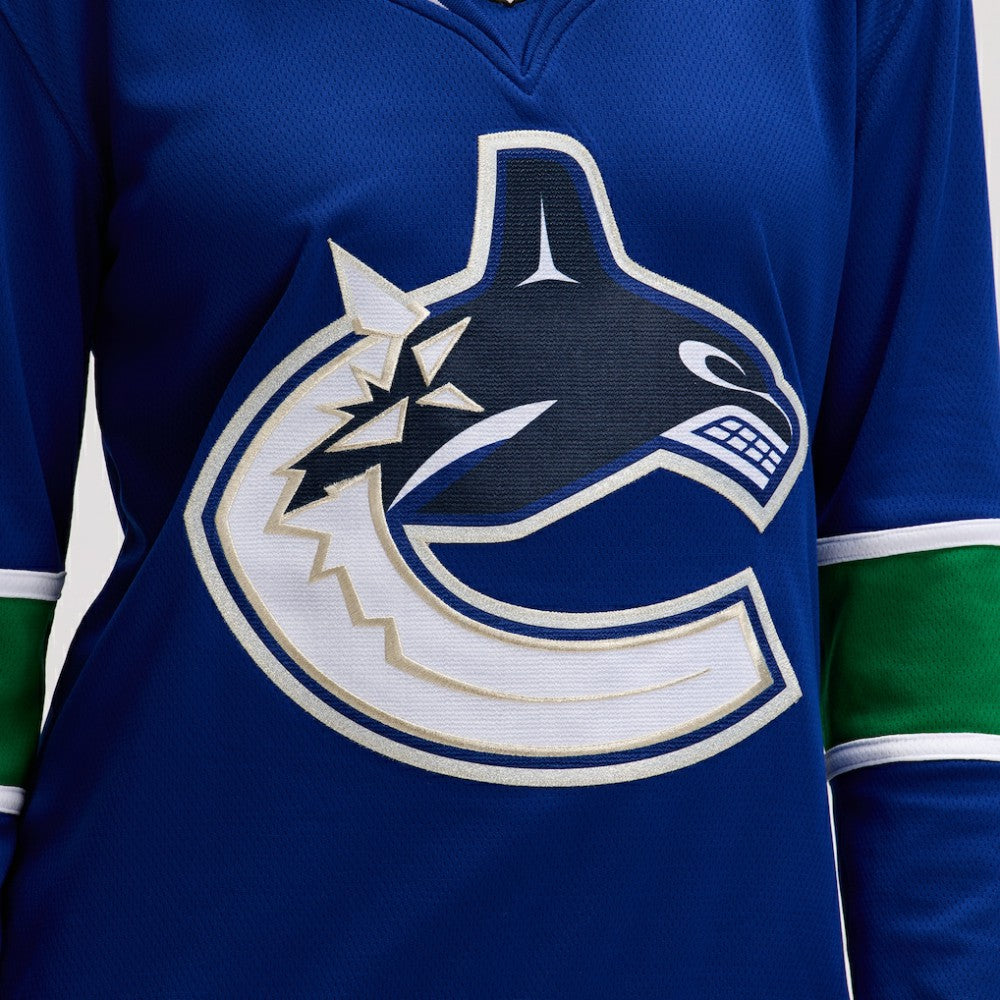 Vancouver Canucks Fanatics Women's Premier Breakaway Jersey - Blue | US 200939834