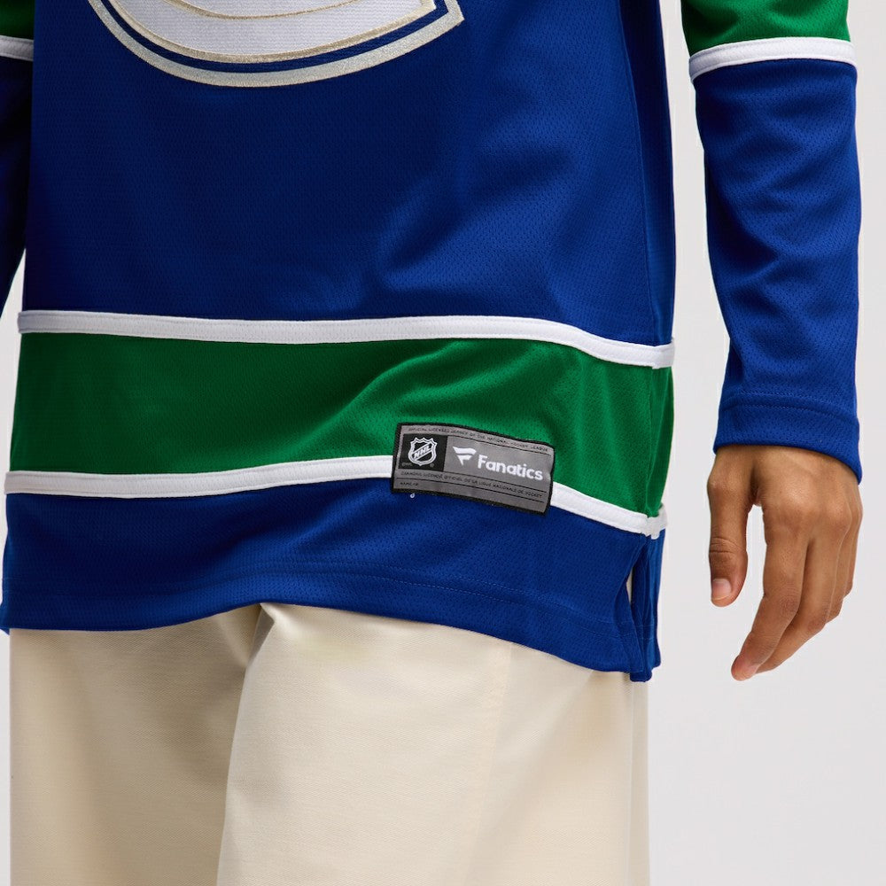 Vancouver Canucks Fanatics Women's Premier Breakaway Jersey - Blue | US 200939834