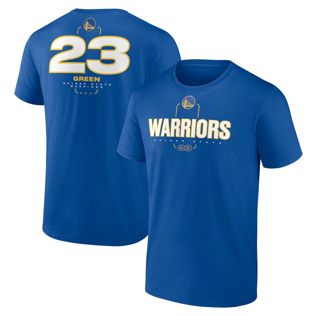 Draymond Green Golden State Warriors Behind The Back Name & Number T-Shirt Royal outlet