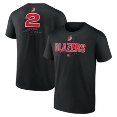 Deandre Ayton Portland Trail Blazers Behind The Back Name & Number T-Shirt Black outlet