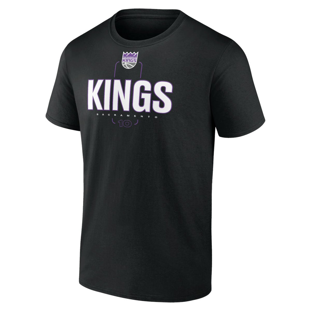 Domantas Sabonis Sacramento Kings Behind The Back Name & Number T-Shirt Black