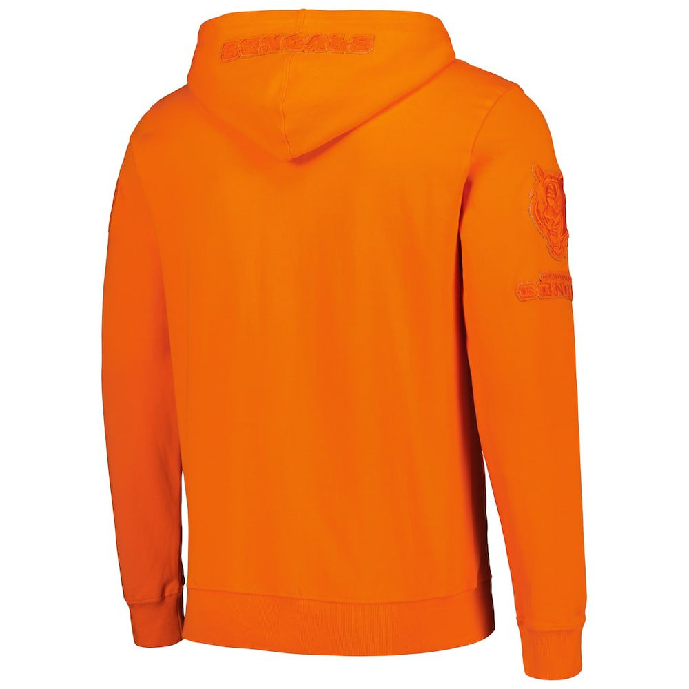 Cincinnati Bengals Pro Standard Triple Tonal Full-Zip Hoodie - Orange Hoodies