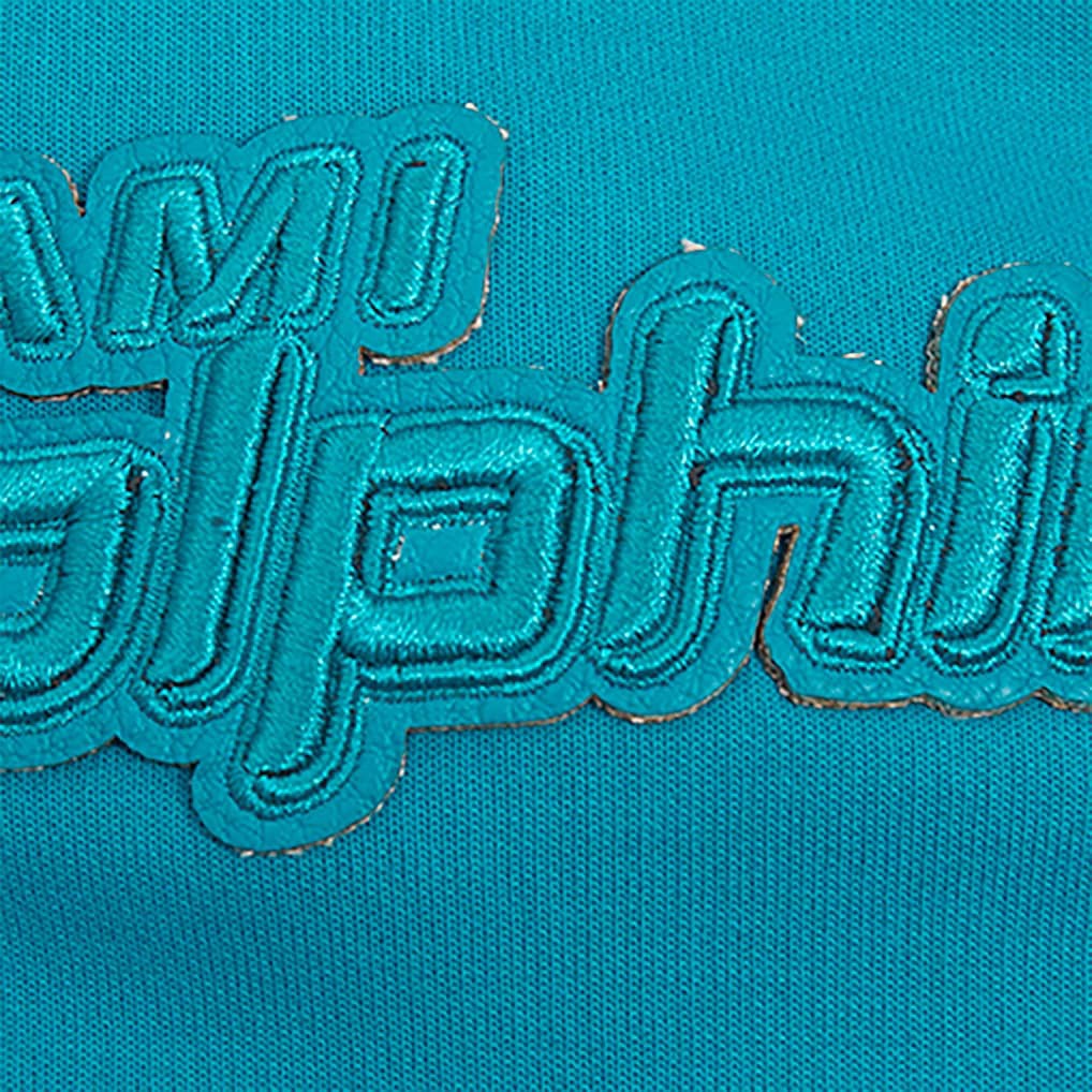 Miami Dolphins Pro Standard Triple Tonal Full-Zip Hoodie - Aqua Hoodies