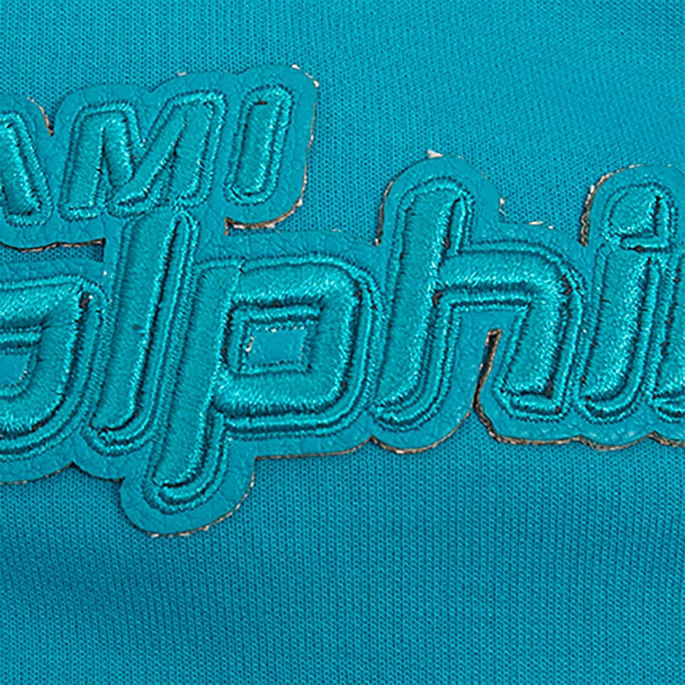 Miami Dolphins Pro Standard Triple Tonal Full-Zip Hoodie - Aqua Hoodies