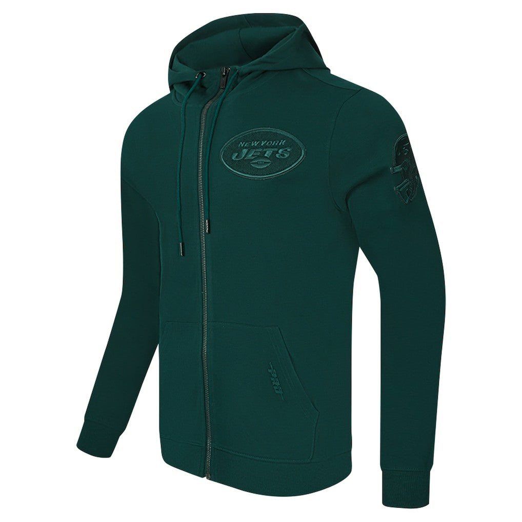 New York Jets Pro Standard Triple Tonal Full-Zip Hoodie - Green Hoodies