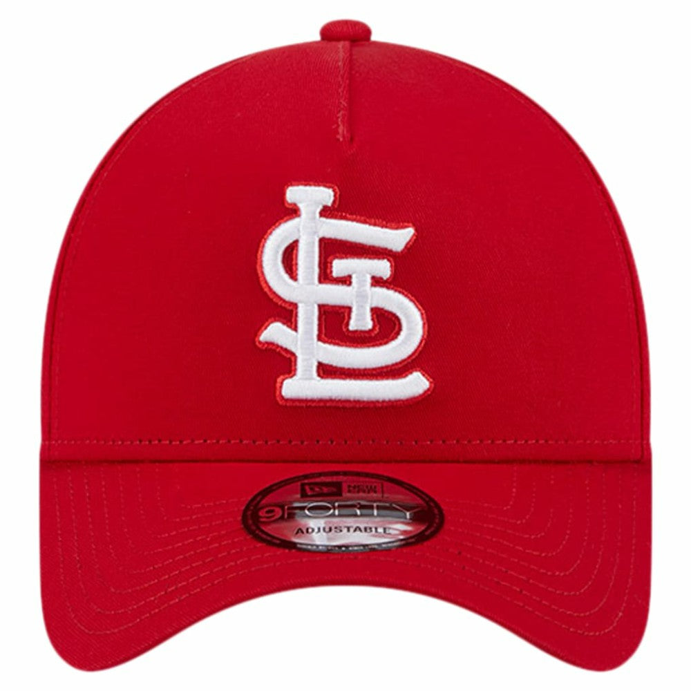 St. Louis Cardinals New Era Team Color A-Frame 9FORTY Adjustable Hat - Red Hats