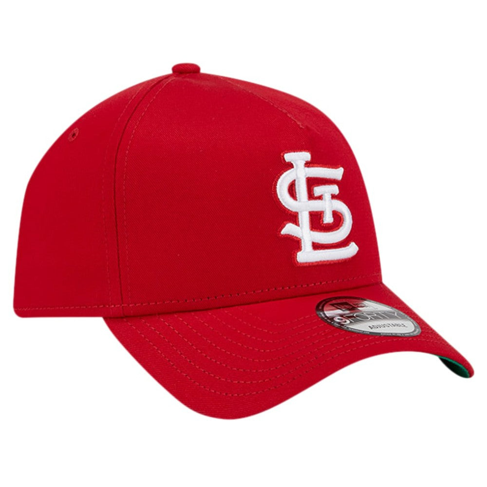 St. Louis Cardinals New Era Team Color A-Frame 9FORTY Adjustable Hat - Red Hats