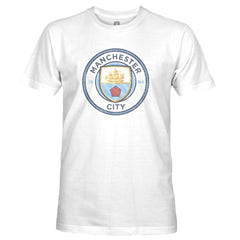 Manchester City 1863FC Color Crest Slub T-Shirt White