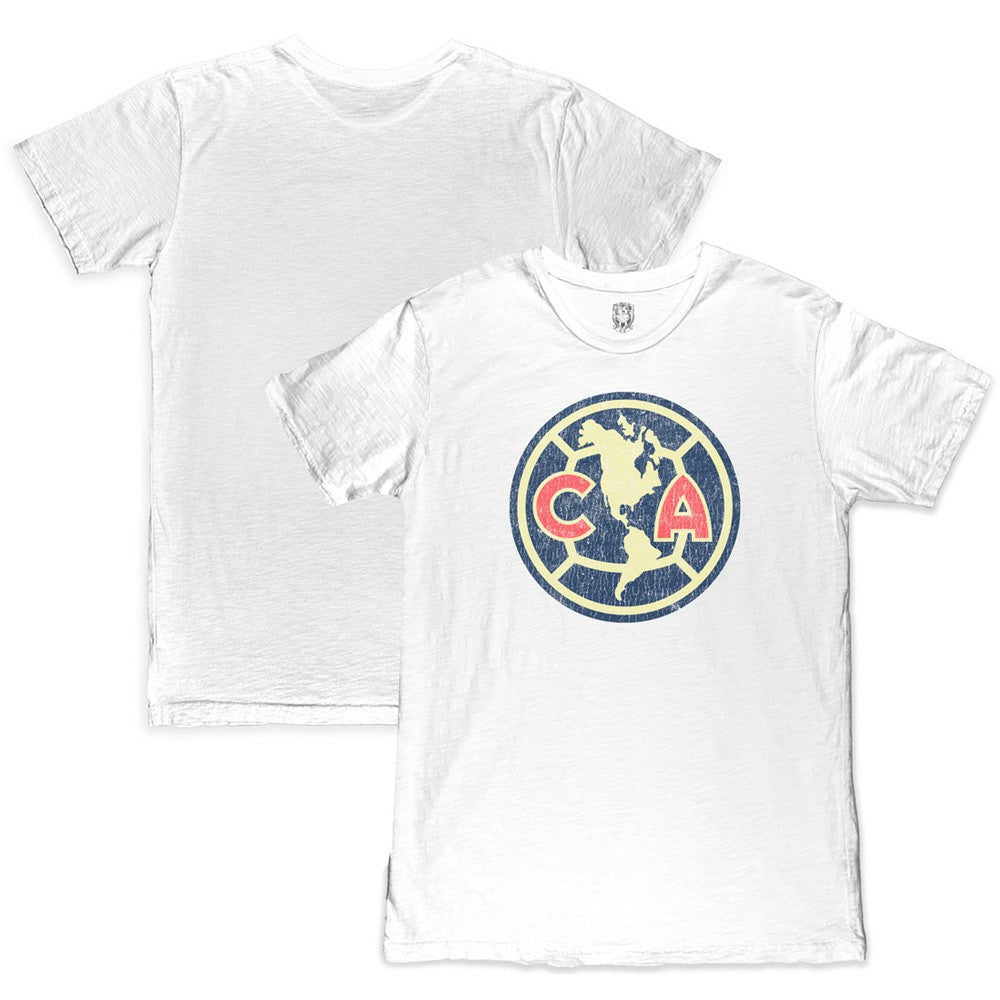 Club America 1863FC Color Crest Slub T-Shirt White