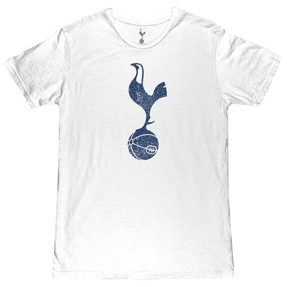 Tottenham Hotspur 1863FC Mono Crest Slub T-Shirt White