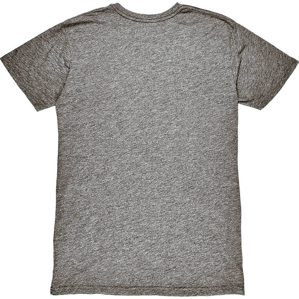 Club America 1863FC Color Crest Twisted Tri-Blend Slub T-Shirt Heather Gray