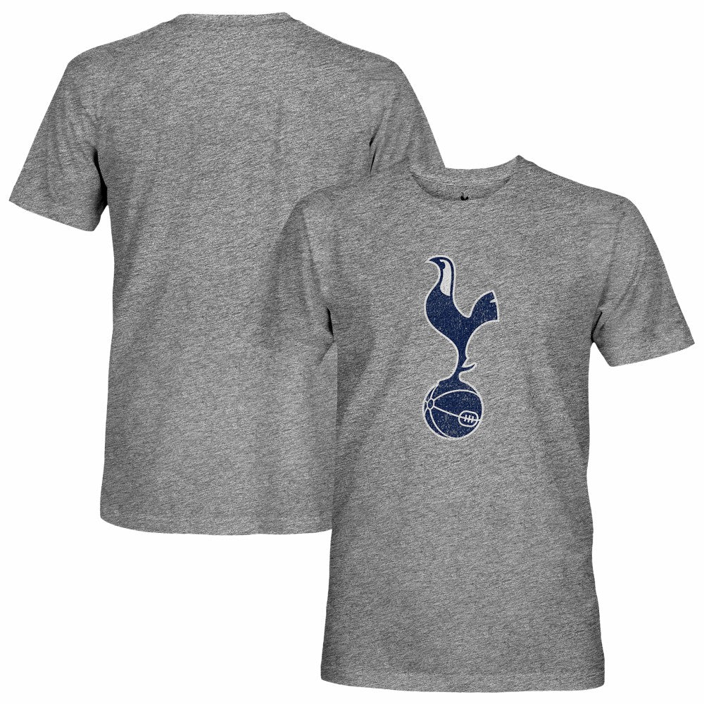 Tottenham Hotspur 1863FC Color Crest Twisted Tri-Blend Slub T-Shirt Heather Gray