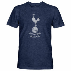 Tottenham Hotspur 1863FC Mono Crest Twisted Tri-Blend Slub T-Shirt Heather Navy