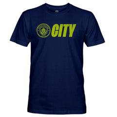 Manchester City 1863FC Lockup Slub T-Shirt Navy