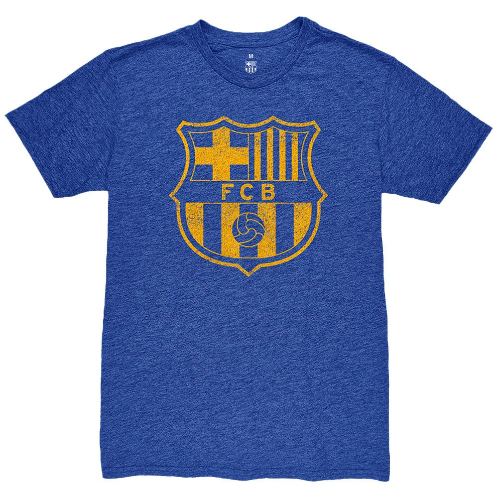 Robert Lewandowski Barcelona 1863FC Player Name & Number Twisted Tri-Blend Slub T-Shirt Heather Royal