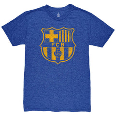 Robert Lewandowski Barcelona 1863FC Player Name & Number Twisted Tri-Blend Slub T-Shirt Heather Royal