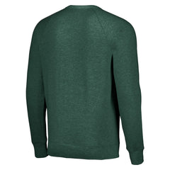 Milwaukee Bucks Homage Unisex Holiday Raglan Pullover Sweatshirt Hunter Green