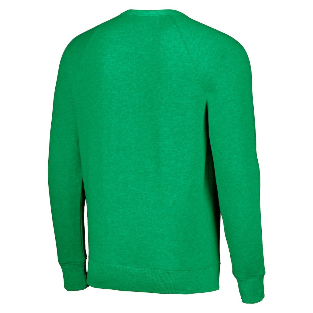Boston Celtics Homage Unisex Holiday Raglan Pullover Sweatshirt Kelly Green