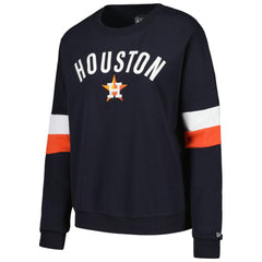 Houston Astros New Era Women's Game Day Crew Pullover Sweatshirt - Navy Pullover