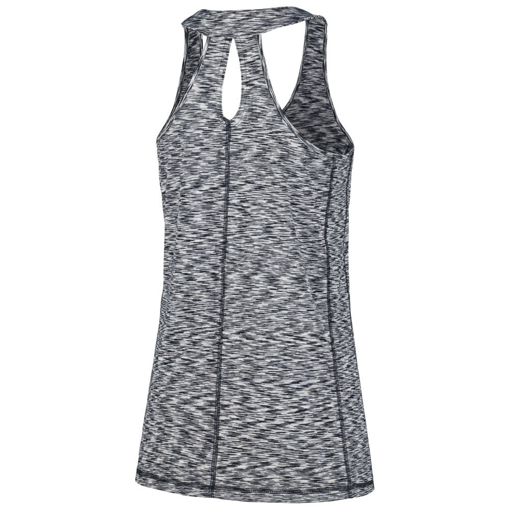 Milwaukee Brewers New Era Women's Space Dye Keyhole Back Tank Top - Navy Tanks