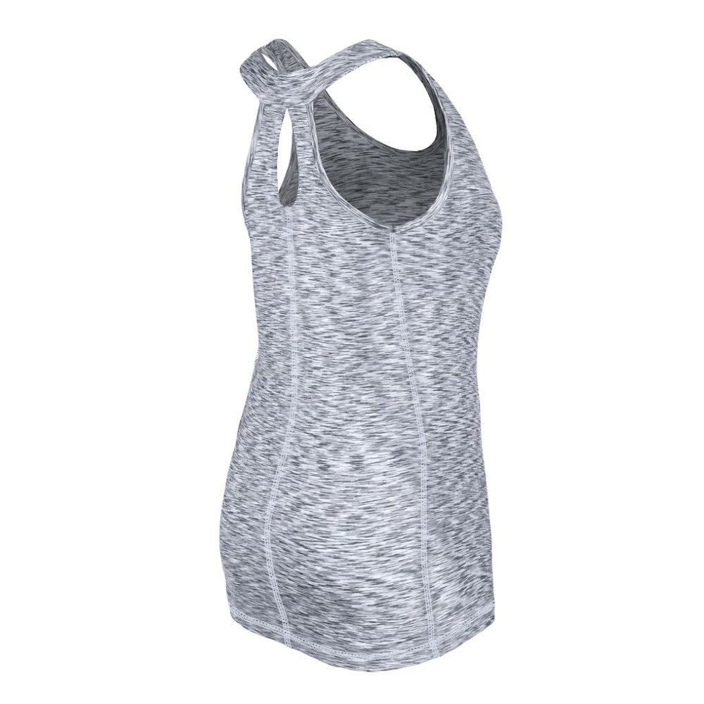 Boston Red Sox New Era Women's Space Dye Keyhole Back Tank Top - Navy Tanks