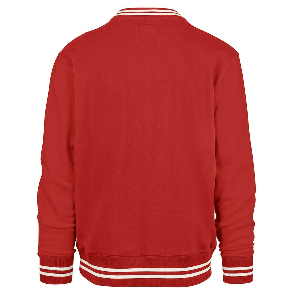 Atlanta Falcons '47 Sundays Clubhouse View Sierra Fleece Pullover Sweatshirt - Red Pullover