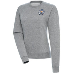 Manchester City Women's Takeover Crewneck Pullover Sweatshirt Heather Gray