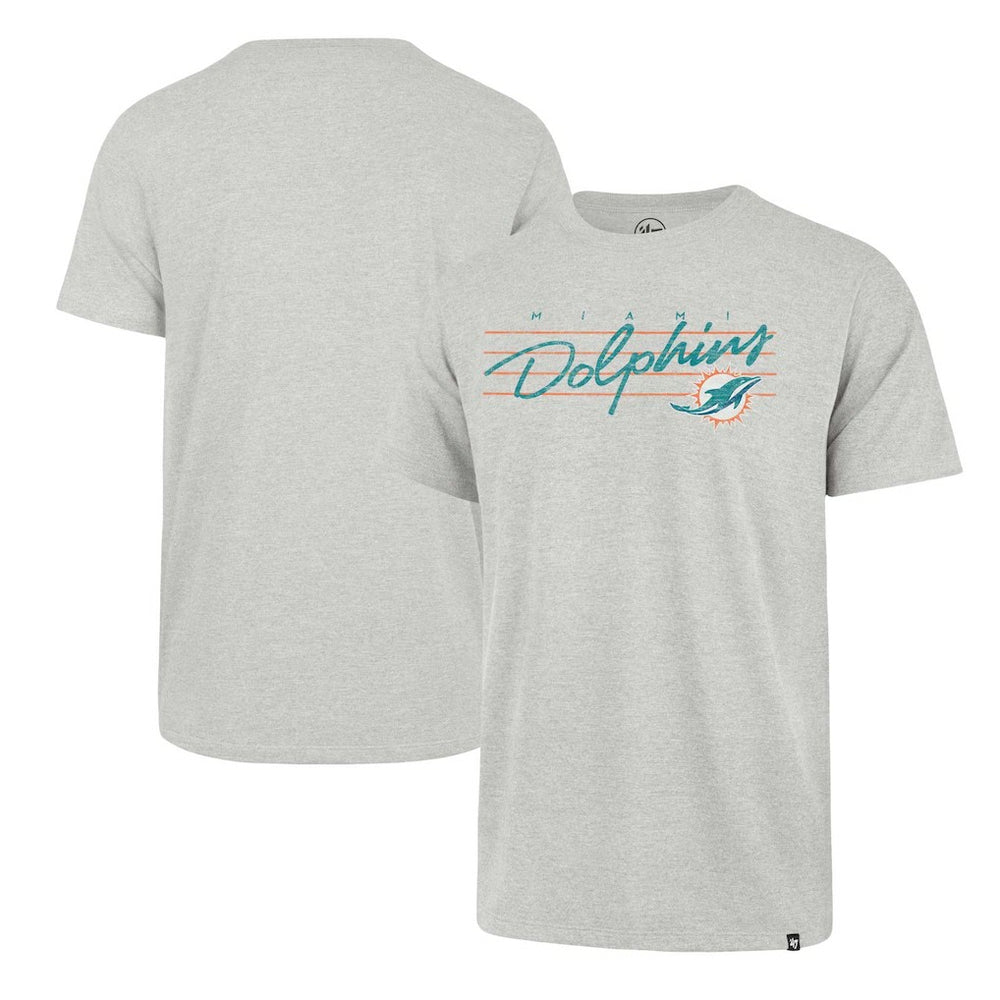 Miami Dolphins '47 Downburst Franklin T-Shirt - Gray T-shirts