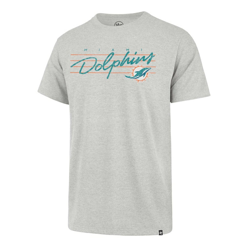 Miami Dolphins '47 Downburst Franklin T-Shirt - Gray T-shirts