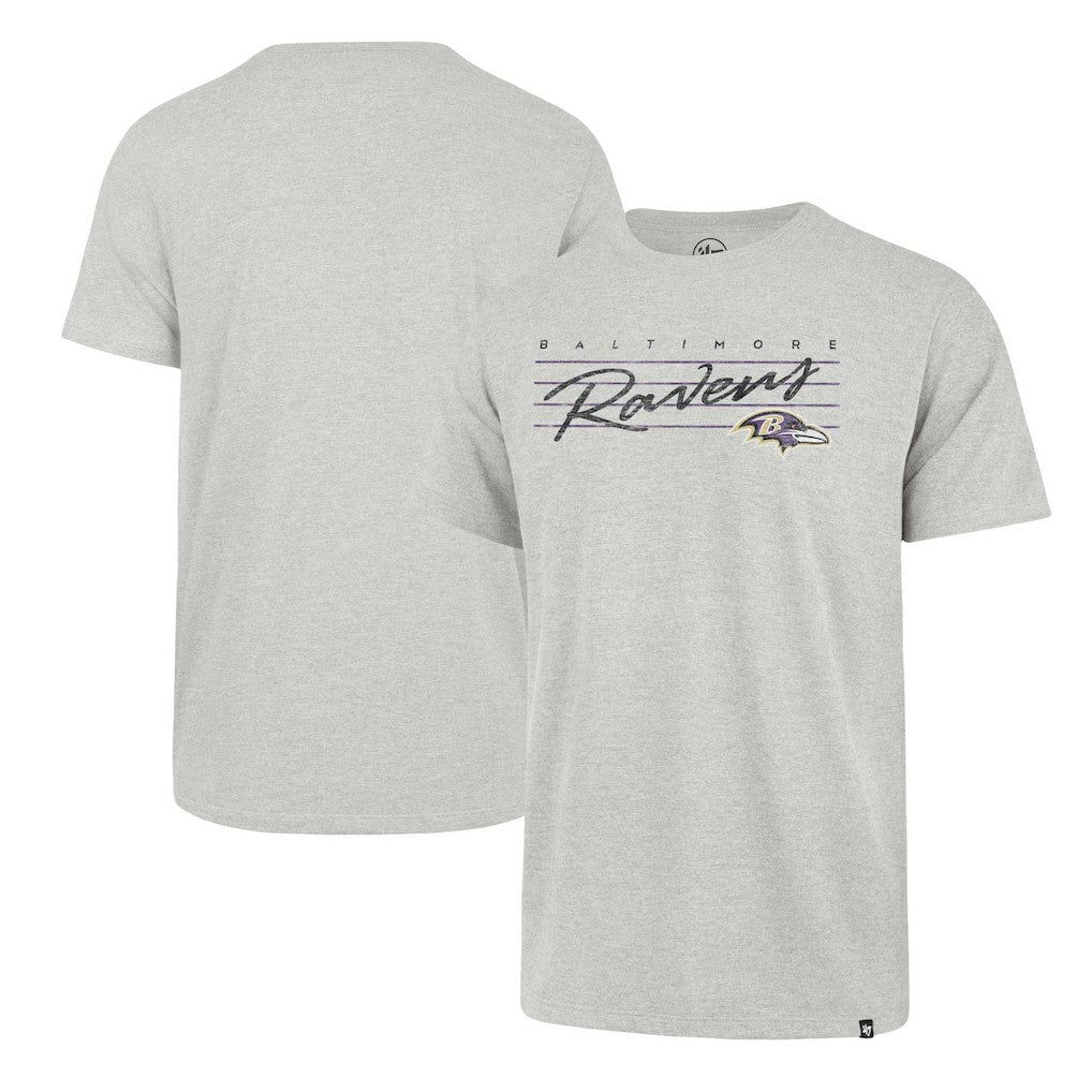 Baltimore Ravens '47 Downburst Franklin T-Shirt - Gray T-shirts