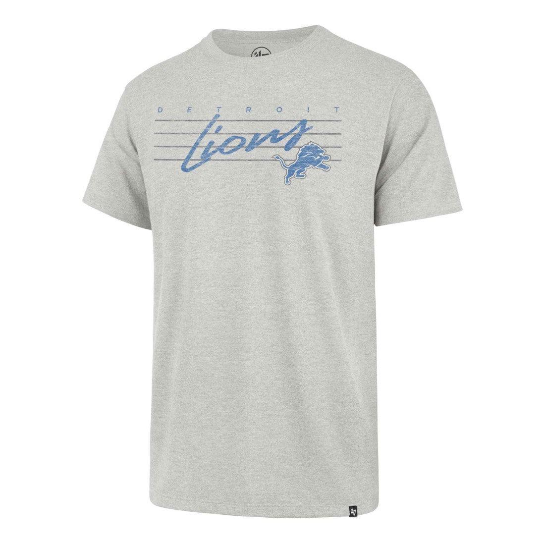 Detroit Lions '47 Downburst Franklin T-Shirt - Gray T-shirts