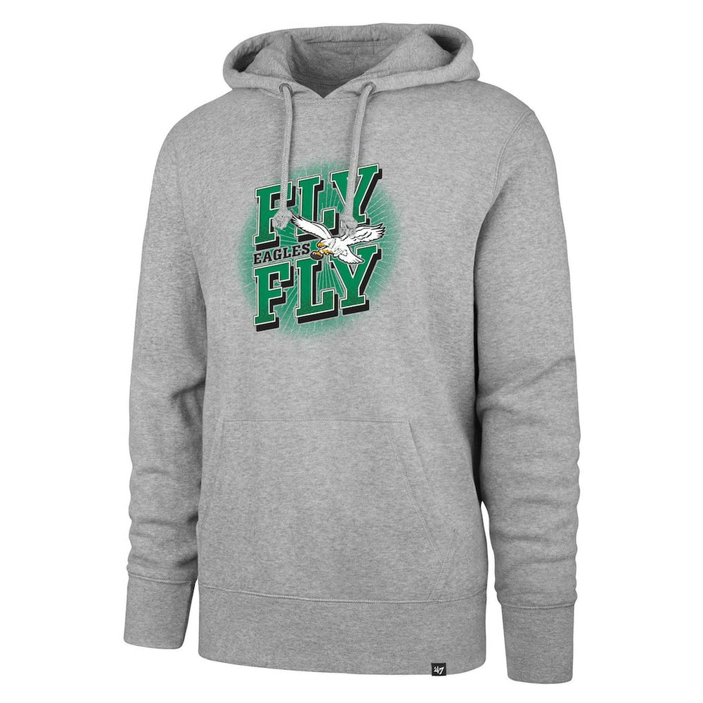 Philadelphia Eagles '47 Fly Eagles Fly Regional Headline Pullover Hoodie - Gray Hoodies