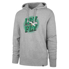 Philadelphia Eagles '47 Fly Eagles Fly Regional Headline Pullover Hoodie - Gray Hoodies