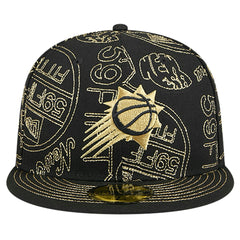 Phoenix Suns 59FIFTY Day Allover Print Stencil Fitted Hat Black - New Era outlet