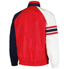 St. Louis Cardinals Starter Elite Raglan Half-Zip Jacket - Red/Navy Jackets