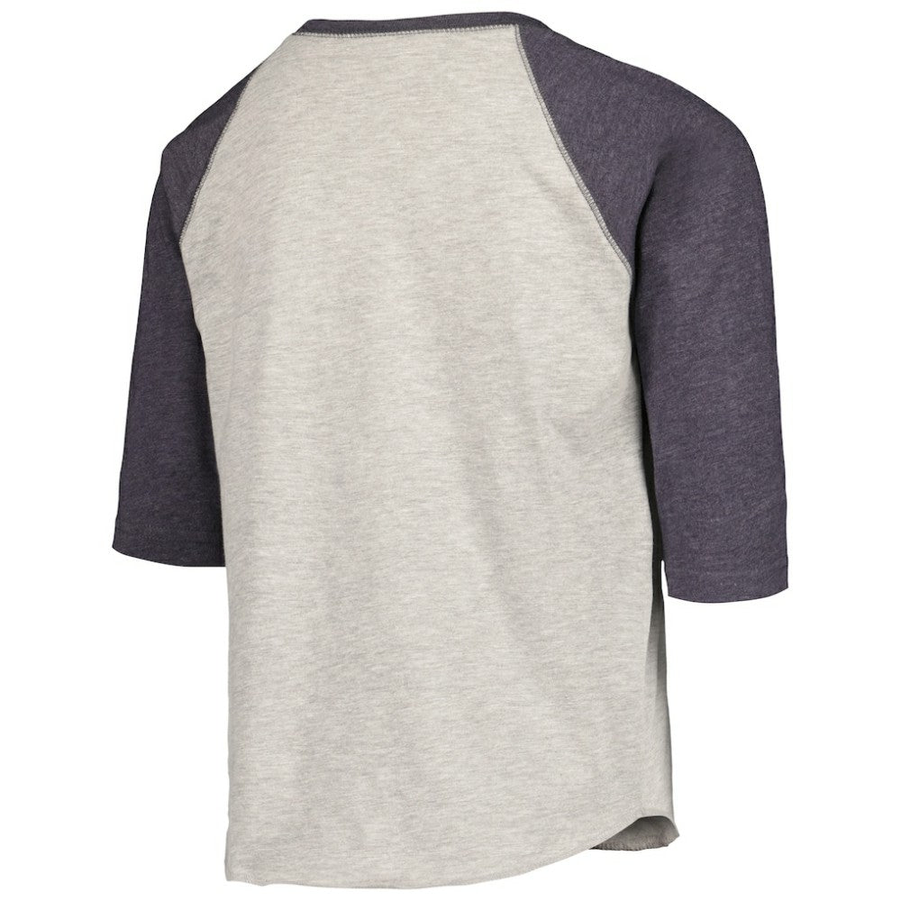 Atlanta Braves Soft as a Grape Youth Raglan 3/4 Sleeve T-Shirt - Heather Gray T-shirts