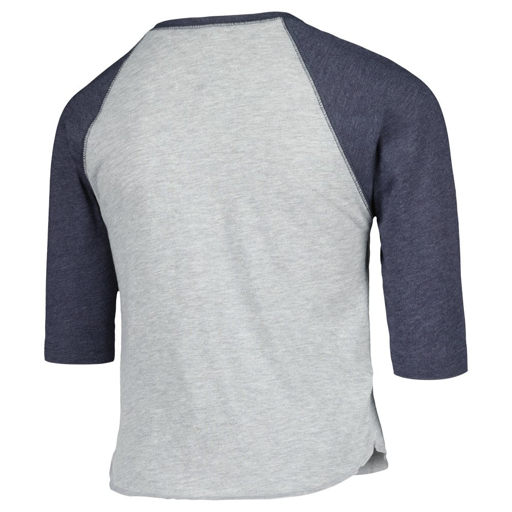 Houston Astros Soft as a Grape Youth Raglan 3/4 Sleeve T-Shirt - Heather Gray T-shirts