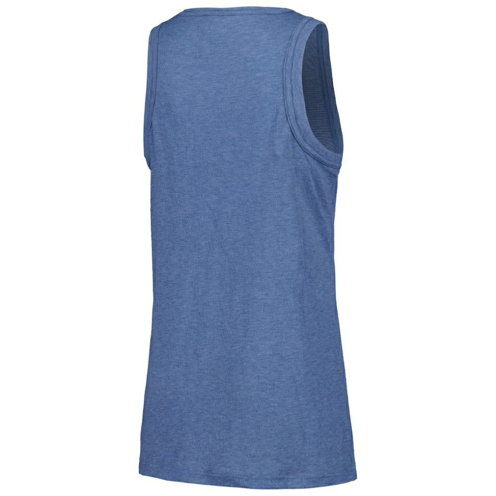 Tampa Bay Rays Soft as a Grape Women's Gauze High Neck Tank Top - Navy Tanks
