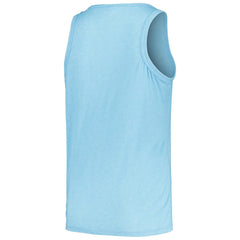 Los Angeles Dodgers Soft as a Grape Women's Plus Size Curvy High Neck Tri-Blend Tank Top - Light Blue Tanks
