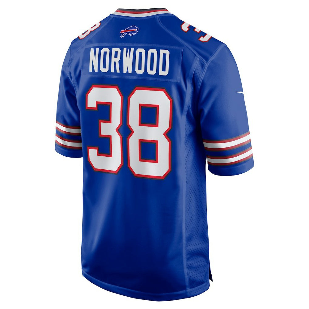 Tre Norwood Buffalo Bills Team Game Jersey - Royal Jerseys