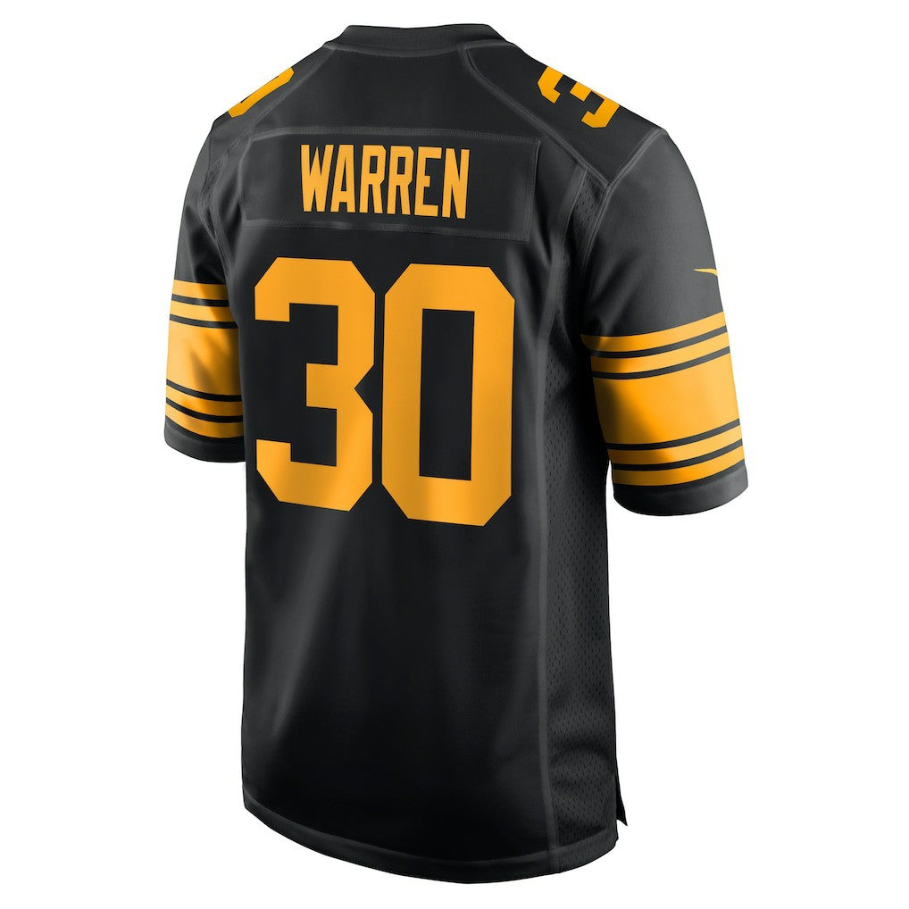 Jaylen Warren Pittsburgh Steelers Alternate Game Jersey - Black Jerseys