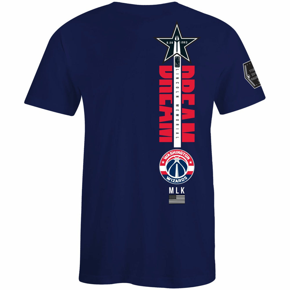 Washington Wizards FISLL x Black History Collection Unisex T-Shirt - Navy