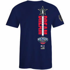 New Orleans Pelicans FISLL x Black History Collection Unisex T-Shirt - Navy