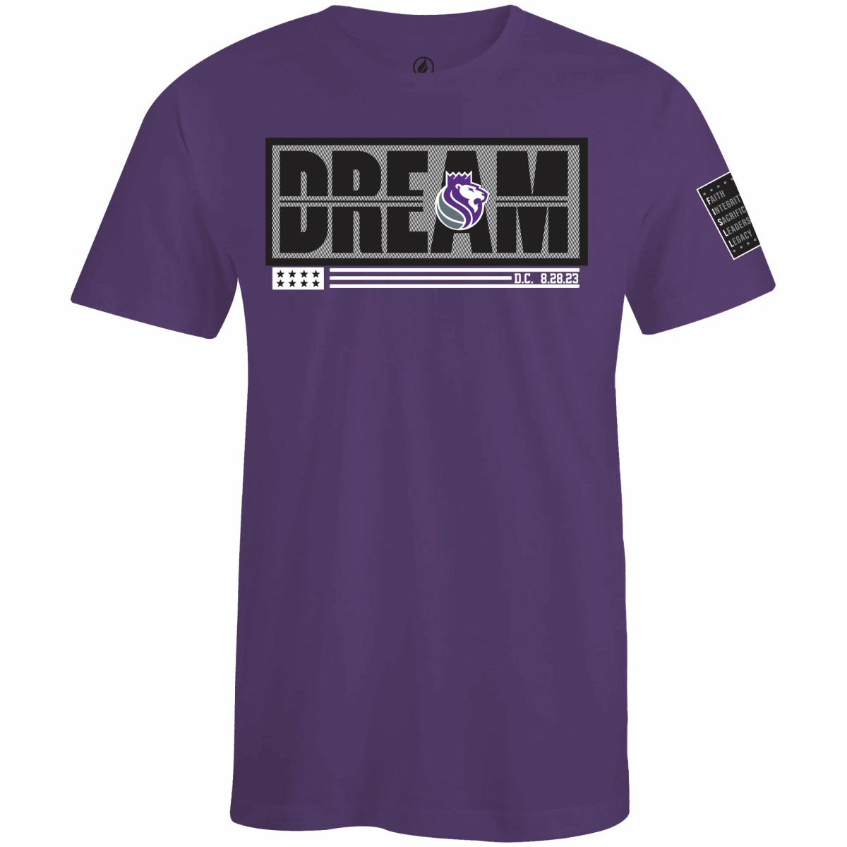 Sacramento Kings FISLL x Black History Collection Unisex T-Shirt - Purple