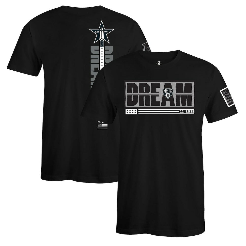 Brooklyn Nets FISLL x Black History Collection Unisex T-Shirt - Black outlet