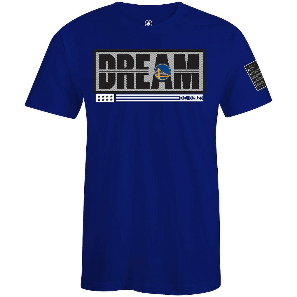 Golden State Warriors FISLL x Black History Collection Unisex T-Shirt - Royal