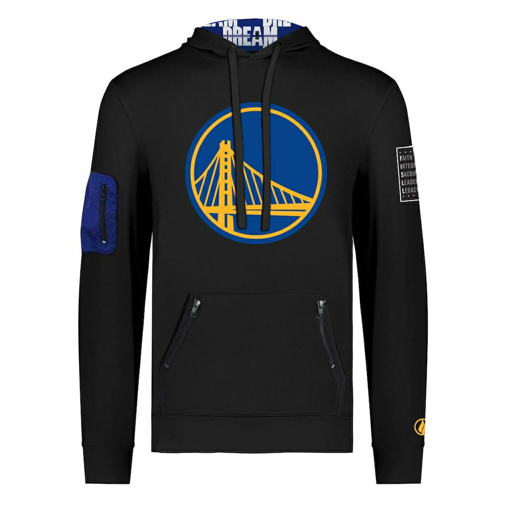 Golden State Warriors FISLL x Black History Collection Unisex Pullover Hoodie - Black