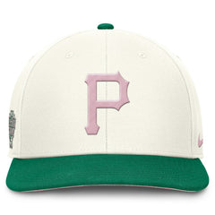 Pittsburgh Pirates Nike Sail Pro Performance Snapback Hat - Cream/Green Hats