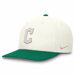 Cleveland Guardians Nike Sail Pro Performance Snapback Hat - Cream/Green Hats