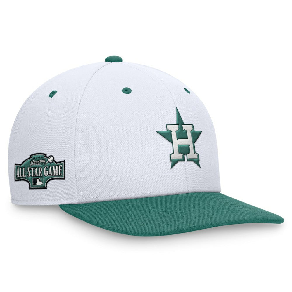 Houston Astros Nike Bicoastal Two-Tone Pro Performance Snapback Hat - White/Green Hats
